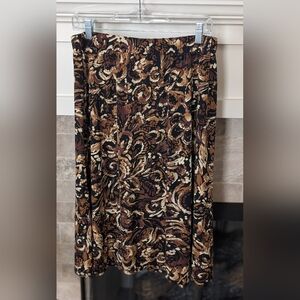 Chico 2  Additions Brown Floral Skirt
